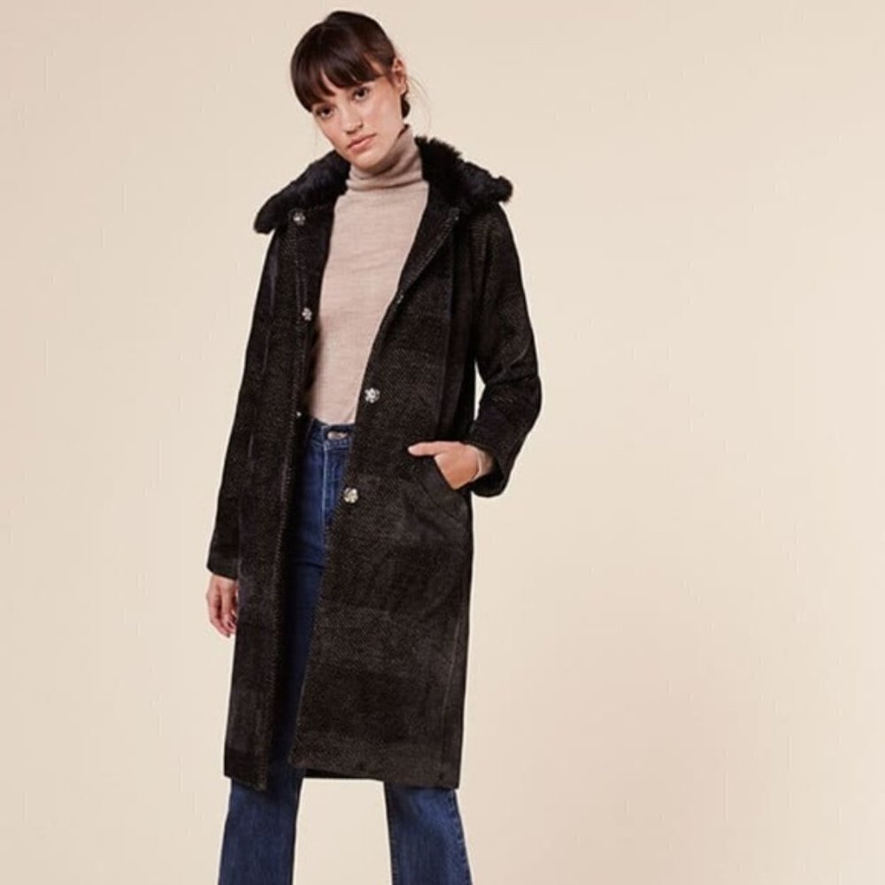 Reformation Rockefeller Coat in Queensland Size S - Picture 3 of 11